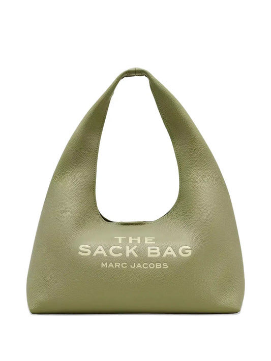 Marc Jacobs The Sack Logo Plaque Leather Shoulder Bag