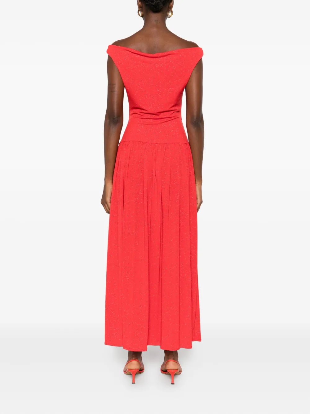 Roserry Rose Embellished Pleated Maxi Dress