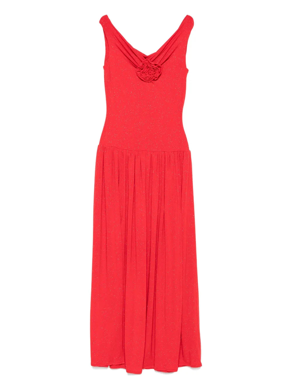 Roserry Rose Embellished Pleated Maxi Dress