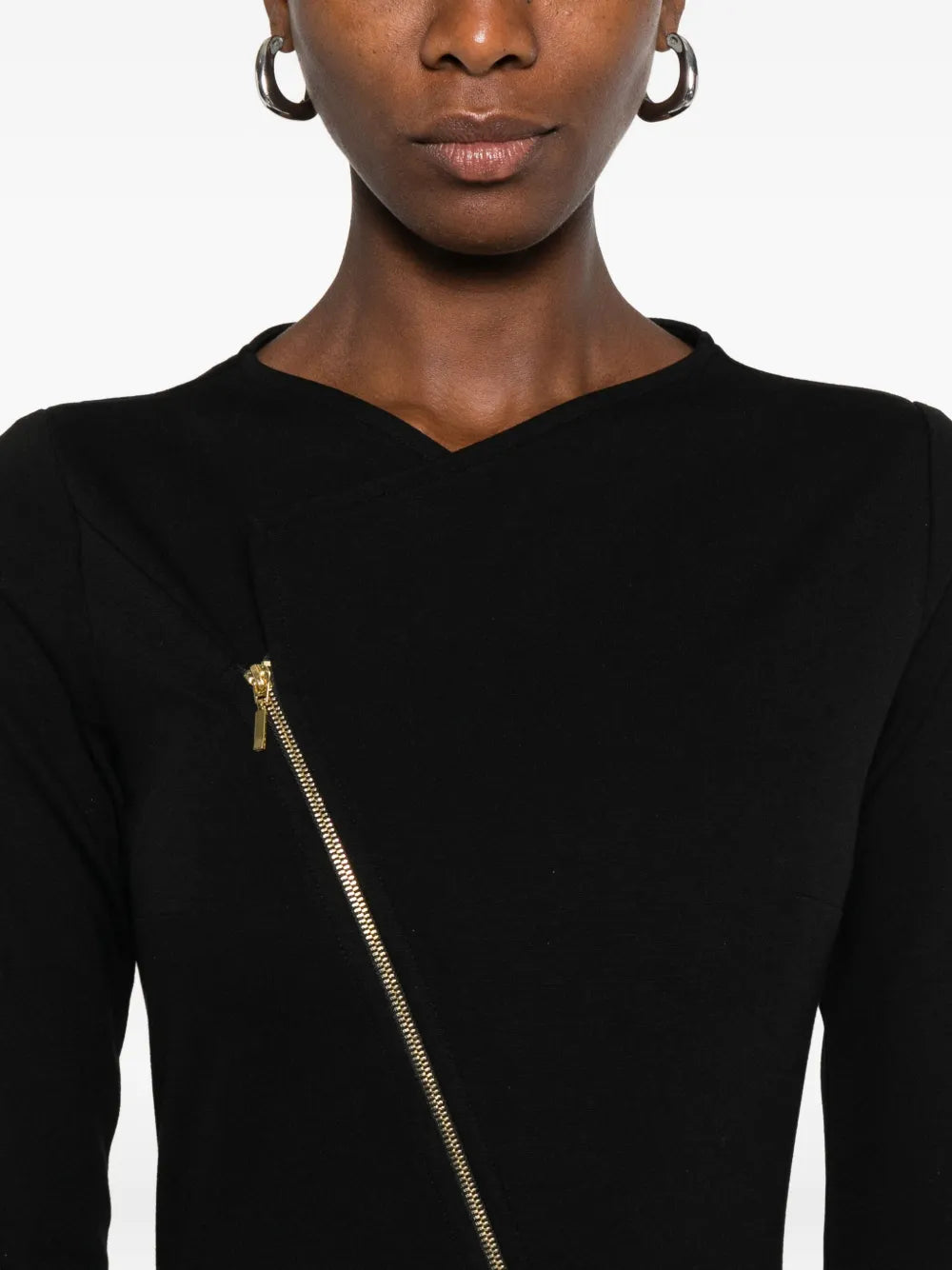 Roserry Chelsea Asymmetric Zip Fastening Midi Dress