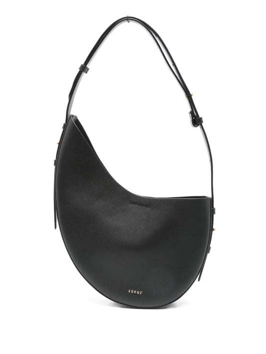 Soeur Wino Crescent Sheepskin Shoulder Bag