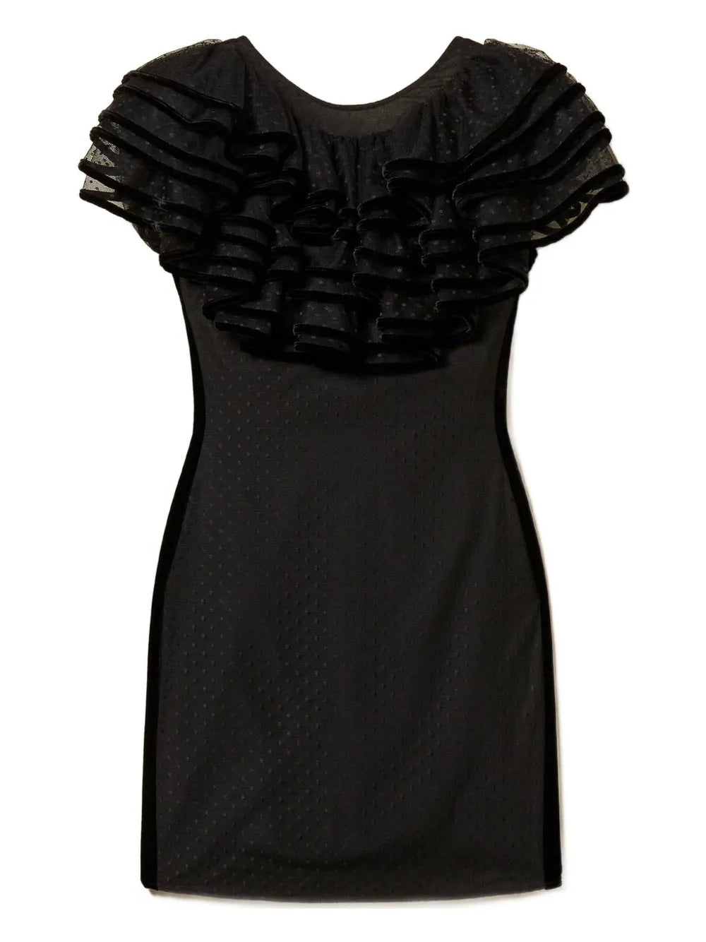 Twinset Ruffled Detail Tulle Dress