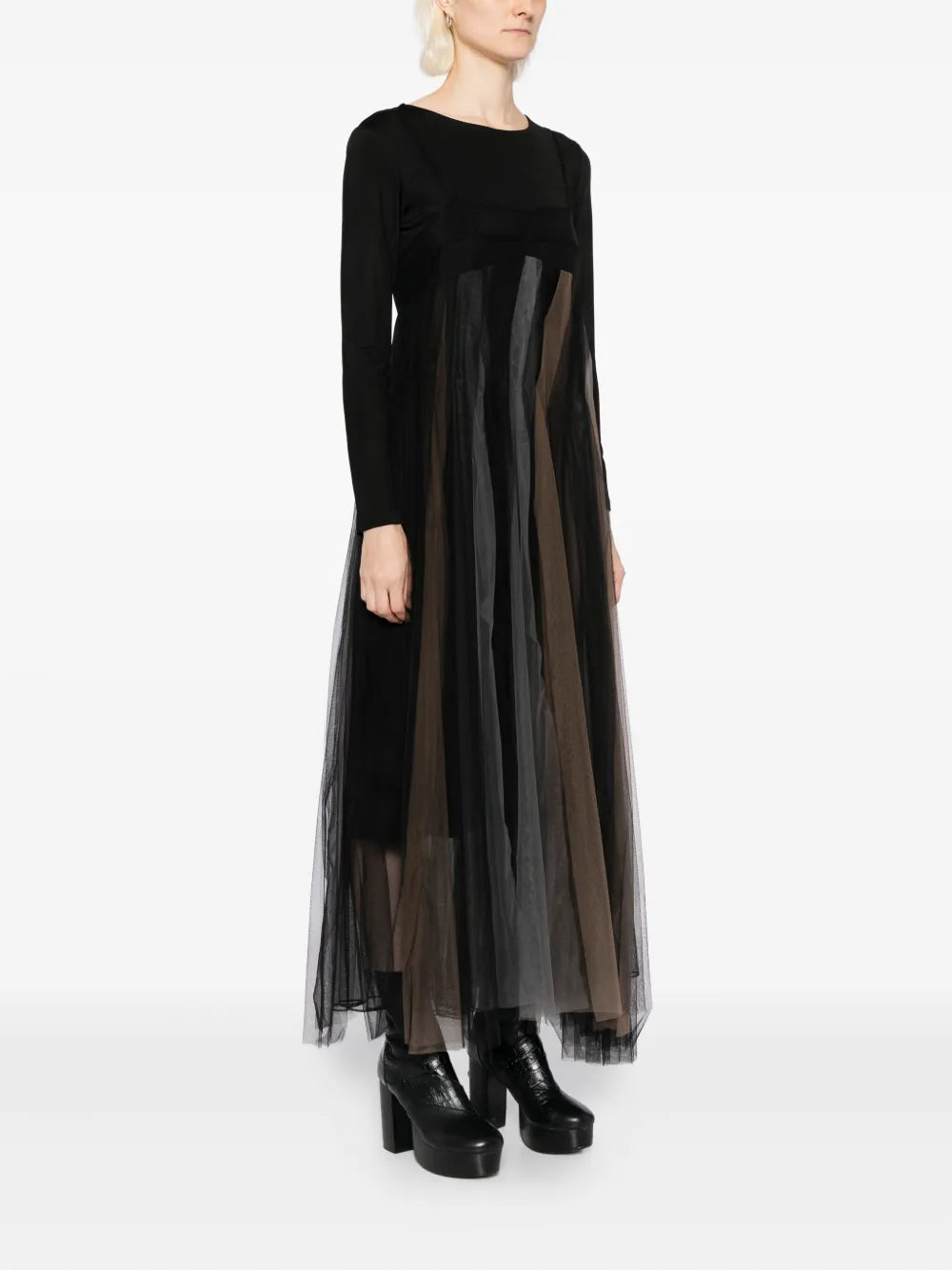 Quetsche Layered Long Sleeved Dress