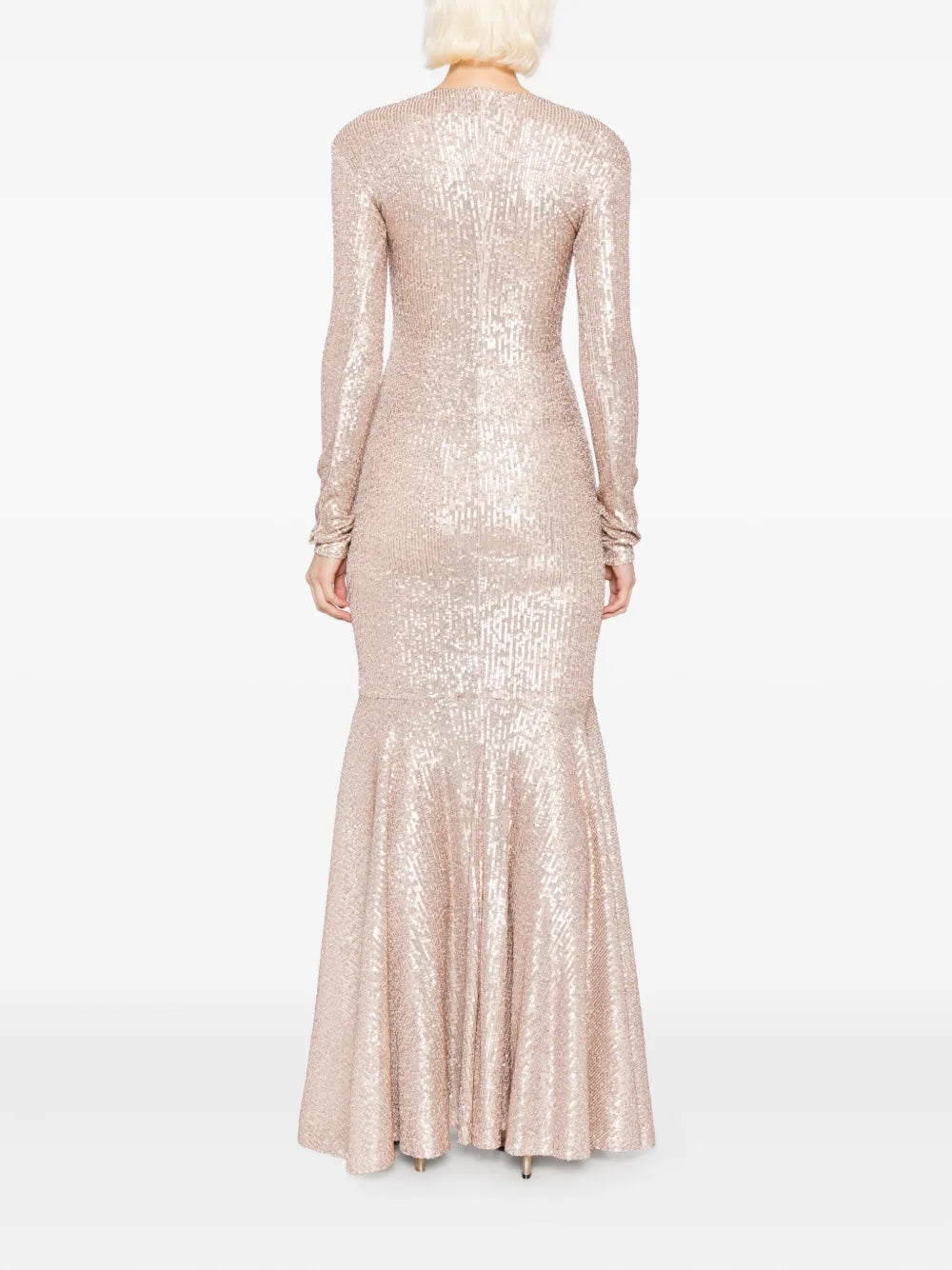 Norma Kamali Ruched Fishtail Gown