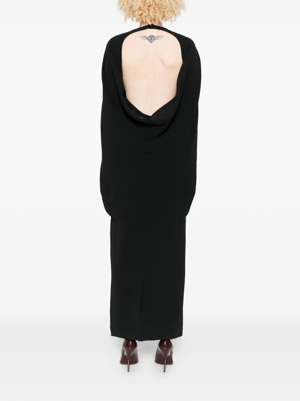 Alberta Ferretti Halter Neck Midi Dress