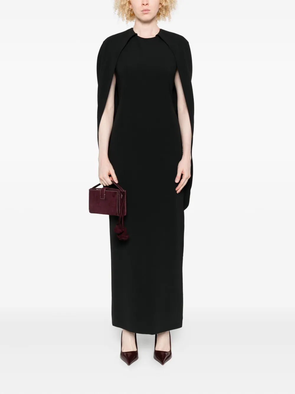 Alberta Ferretti Halter Neck Midi Dress