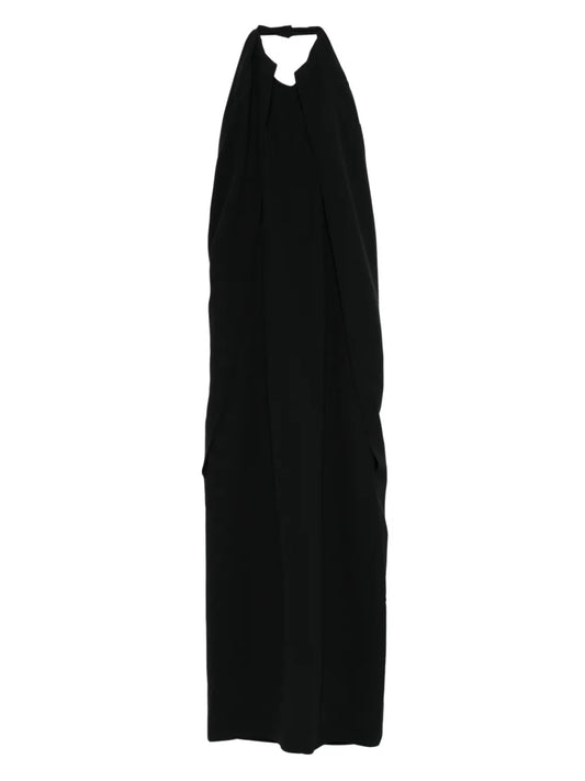 Alberta Ferretti Halter Neck Midi Dress