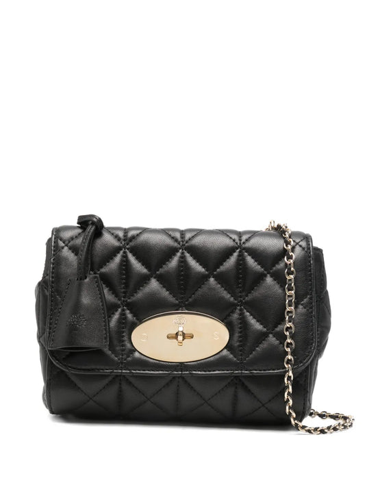 Mulberry Lily Quilted Shoulder Bag