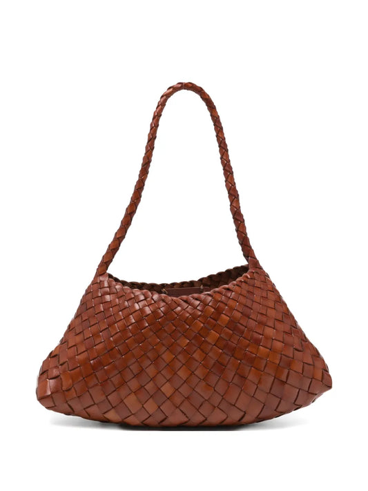 Dragon Diffusion Rosanna Woven Leather Shoulder Bag