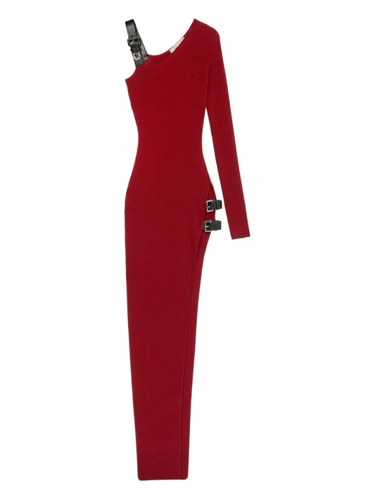 Blumarine Buckle Detail Dress