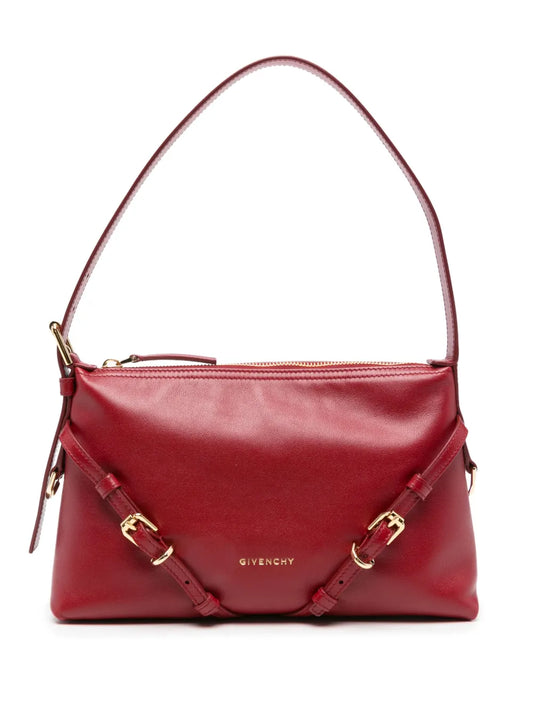 Givenchy Mini Voyou Buckle Detail Leather Tote Bag