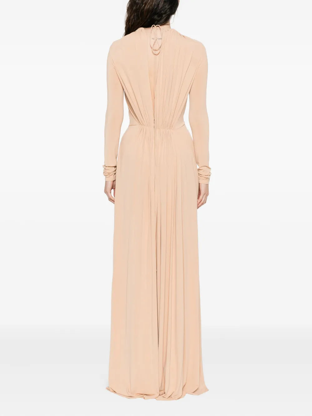 Victoria Beckham Gathered Detail Maxi Dress