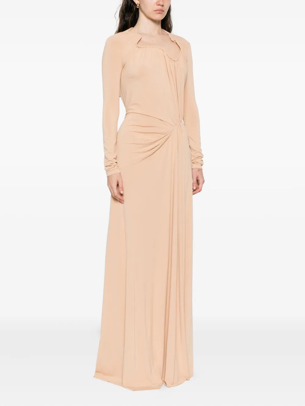 Victoria Beckham Gathered Detail Maxi Dress