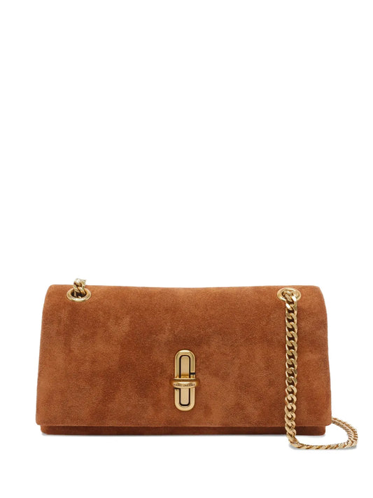 Marc Jacobs Mini The Dual Chain Suede Shoulder Bag