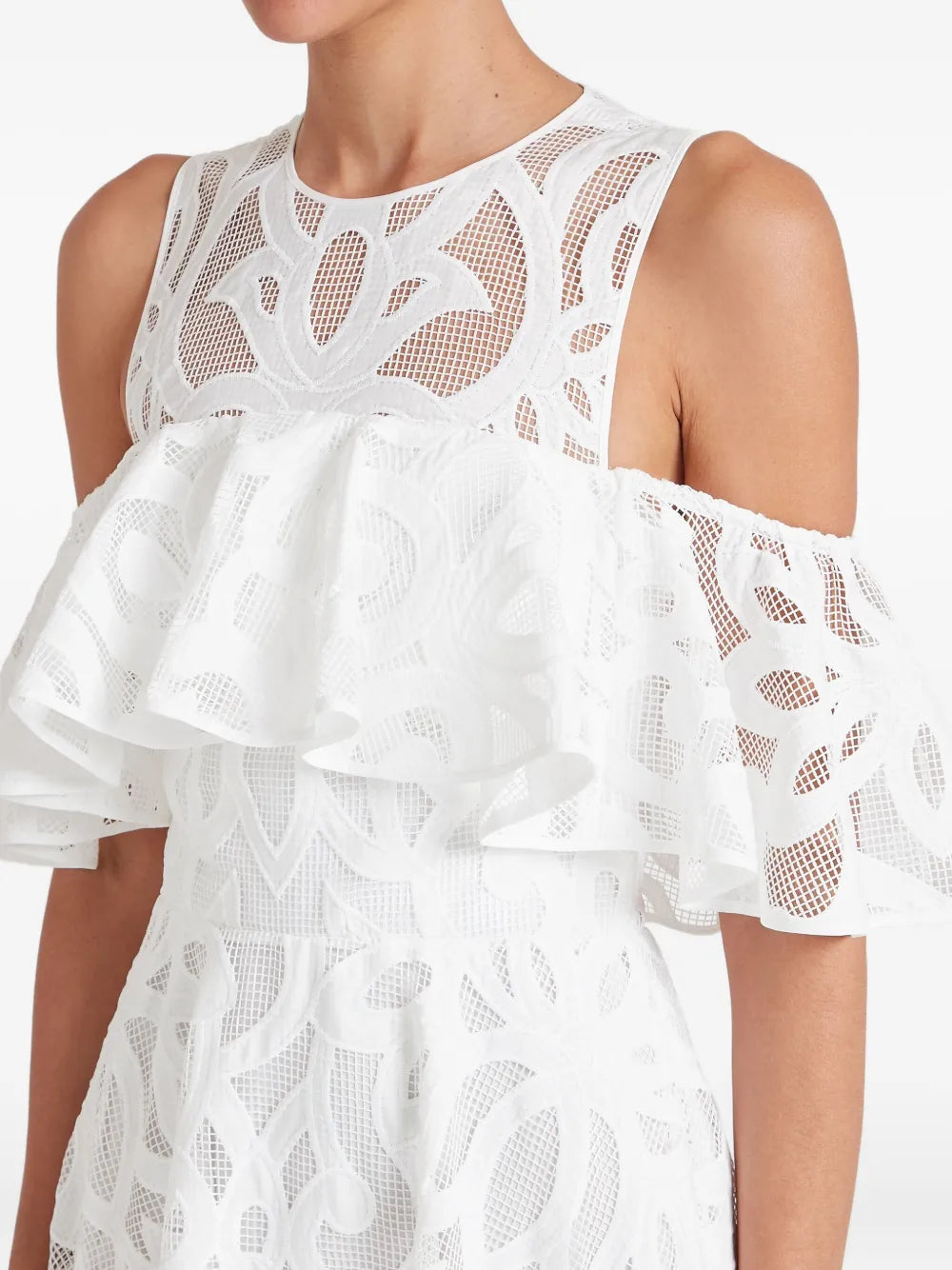 Temperley London Louis Off Shoulder Lace Dress