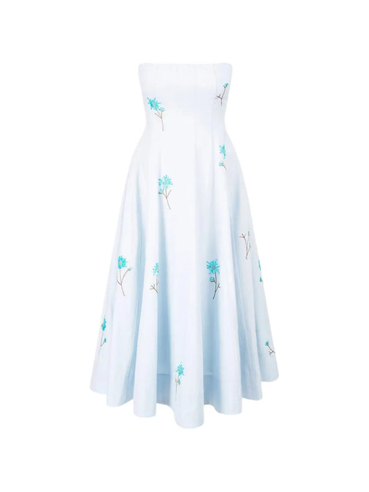 Staud Wylie Floral Midi Dress