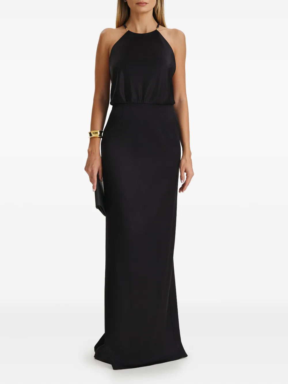 Il Volo Jewel Halterneck Train Dress