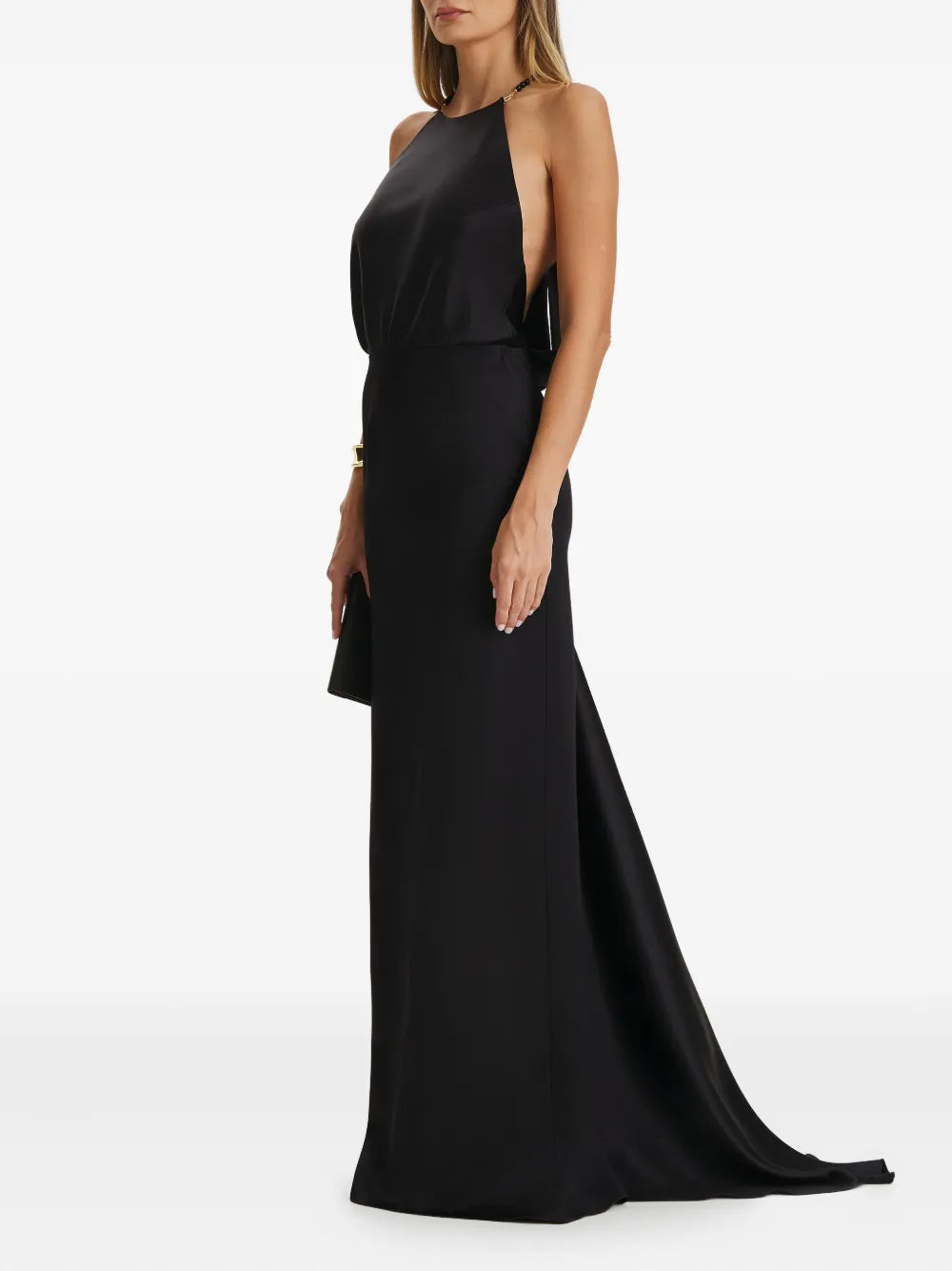 Il Volo Jewel Halterneck Train Dress