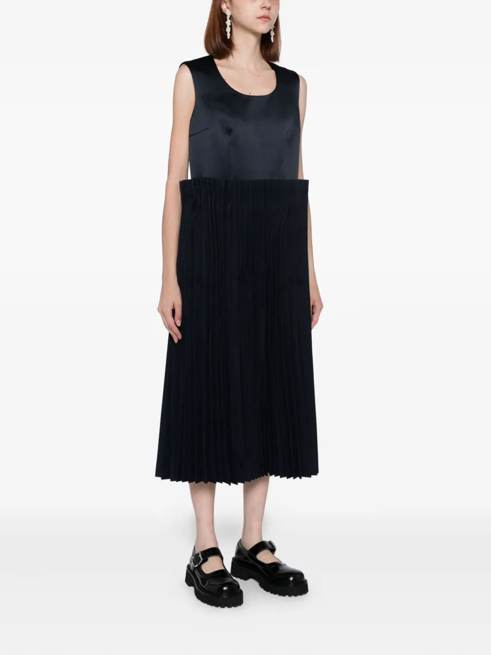 Comme Des Garcons Pleated Dress