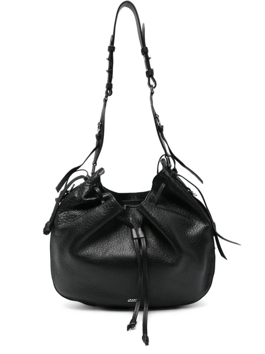 Isabel Marant Bolton Drawstring Leather Shoulder Bag
