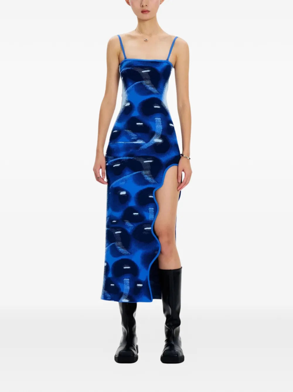 Ph5 Spaghetti Strap Split Midi Dress