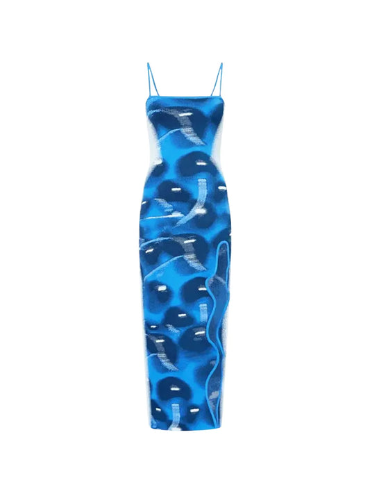 Ph5 Spaghetti Strap Split Midi Dress