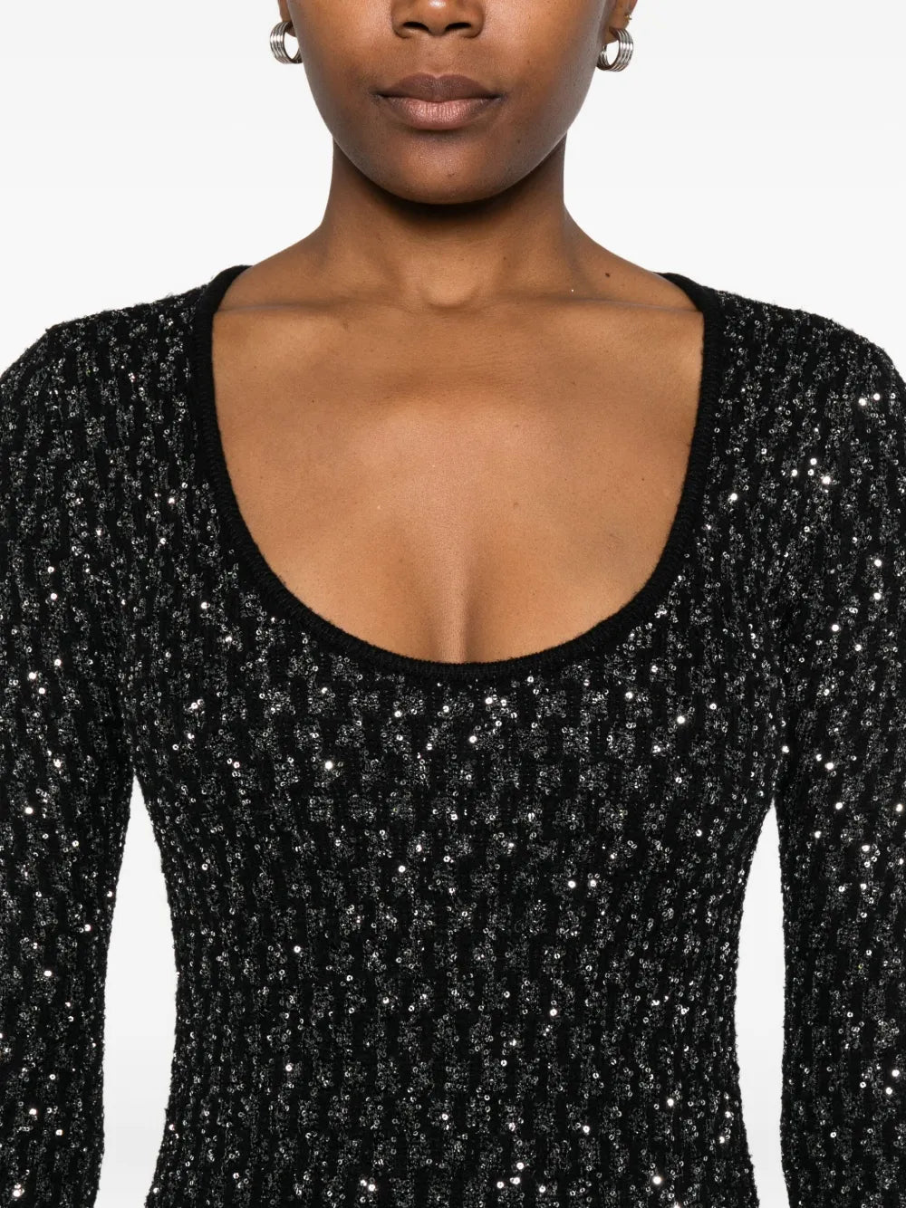 Patrizia Pepe Sequin Embellished Mini Dress