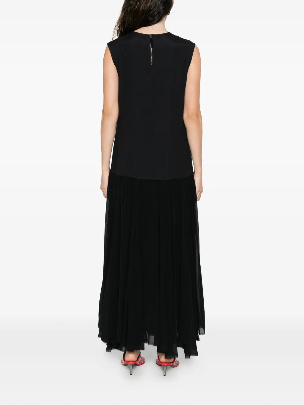 Kristensen Du Nord Sleeveless Pleated Dress