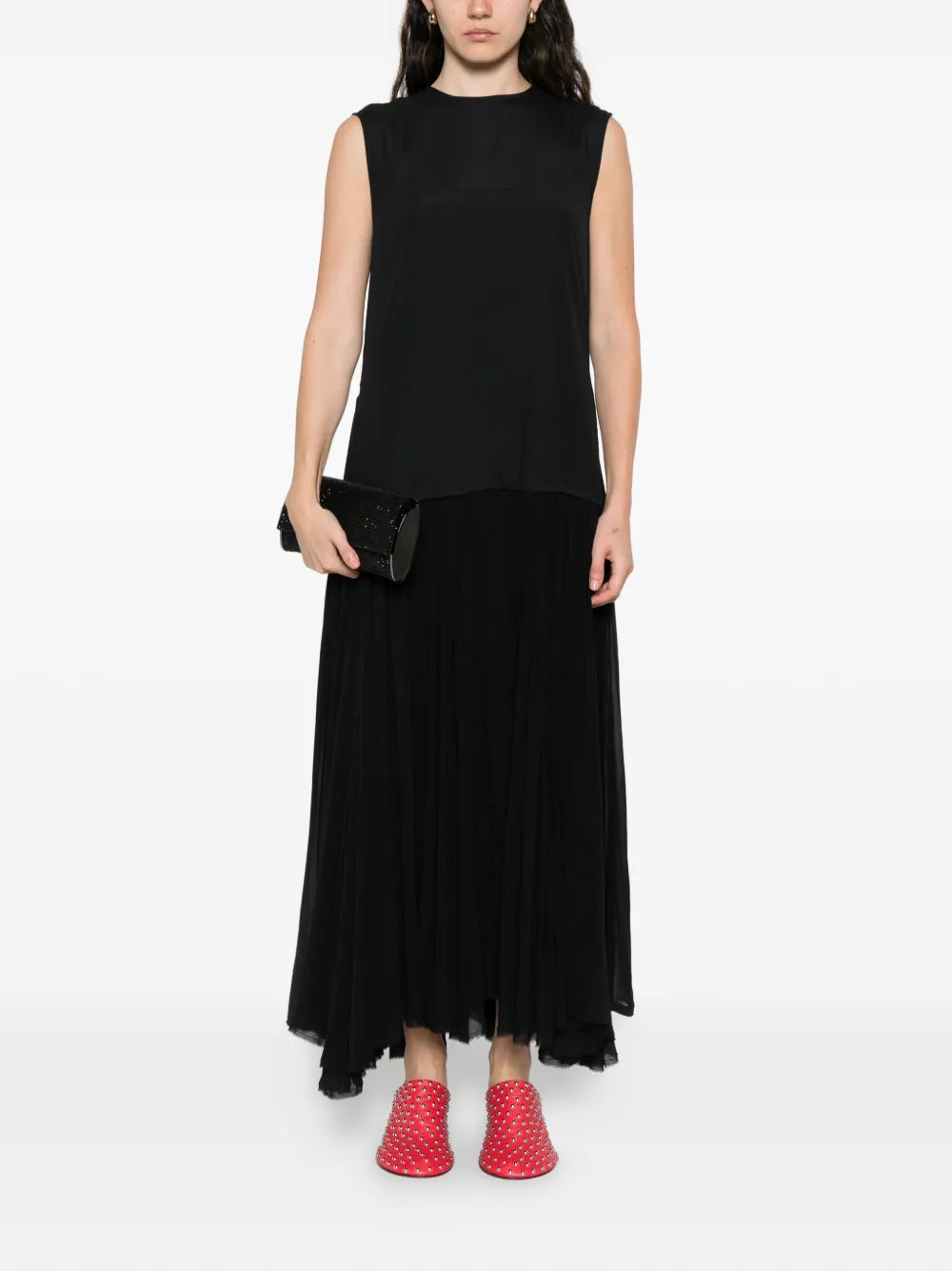 Kristensen Du Nord Sleeveless Pleated Dress