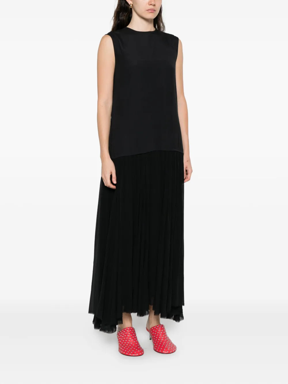 Kristensen Du Nord Sleeveless Pleated Dress