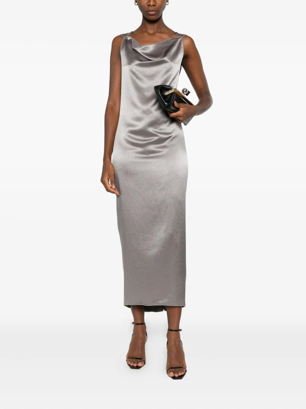 Stephan Janson Cowl Neck Dress