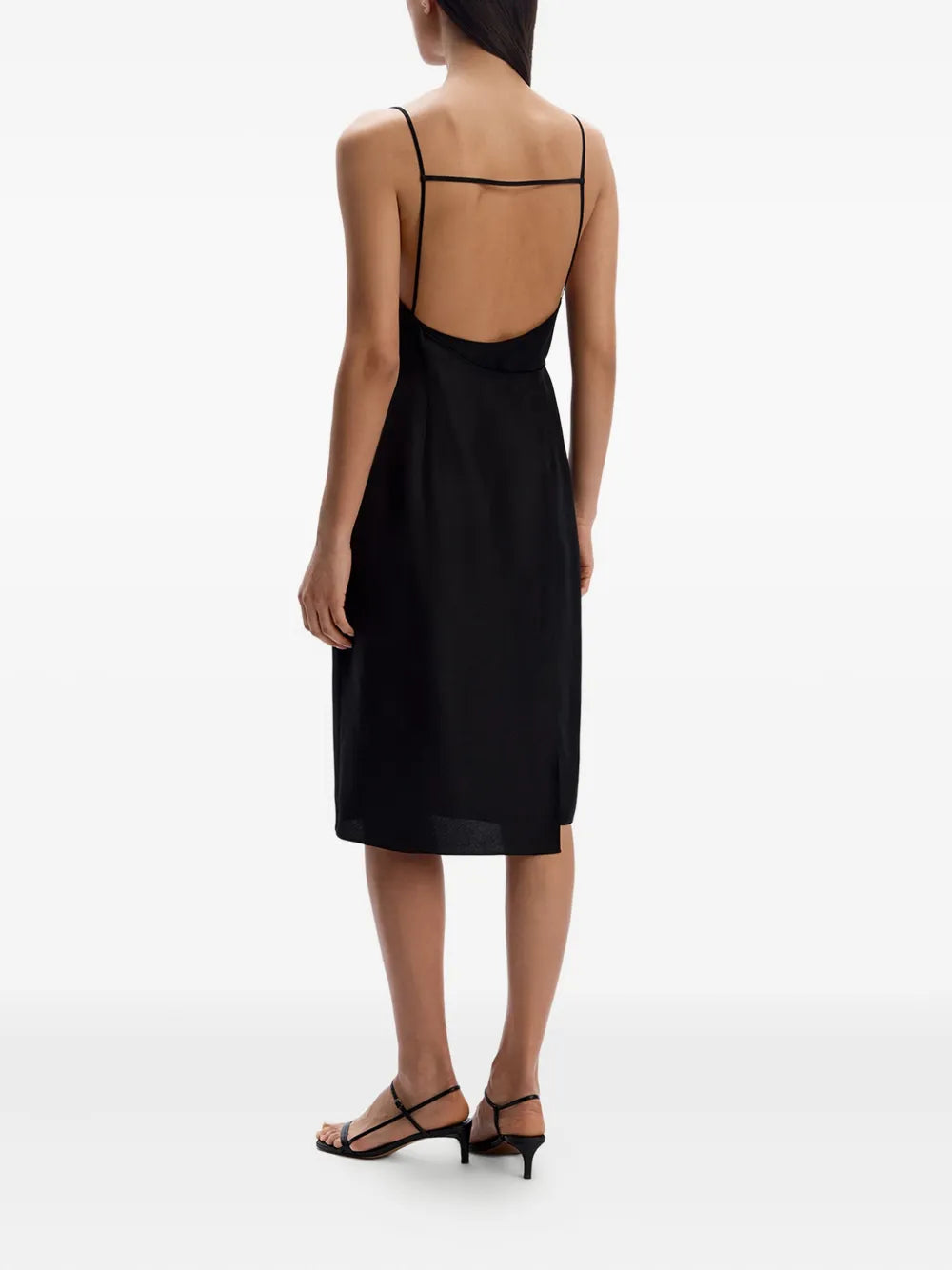 12 Storeez Open Back Tied Waist Dress