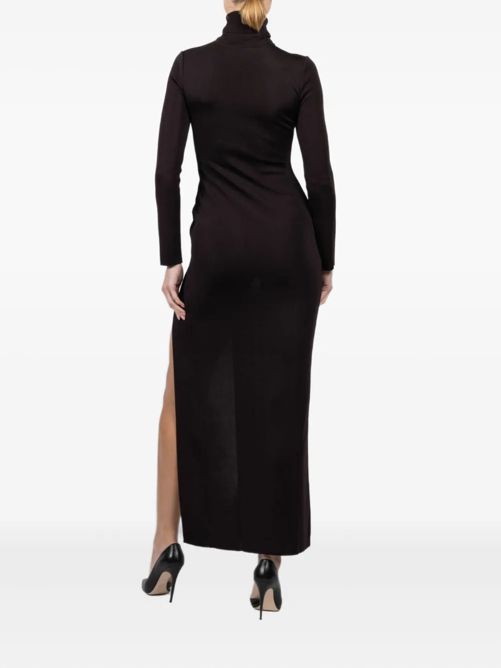 La Galpa Turtleneck Side Split Dress