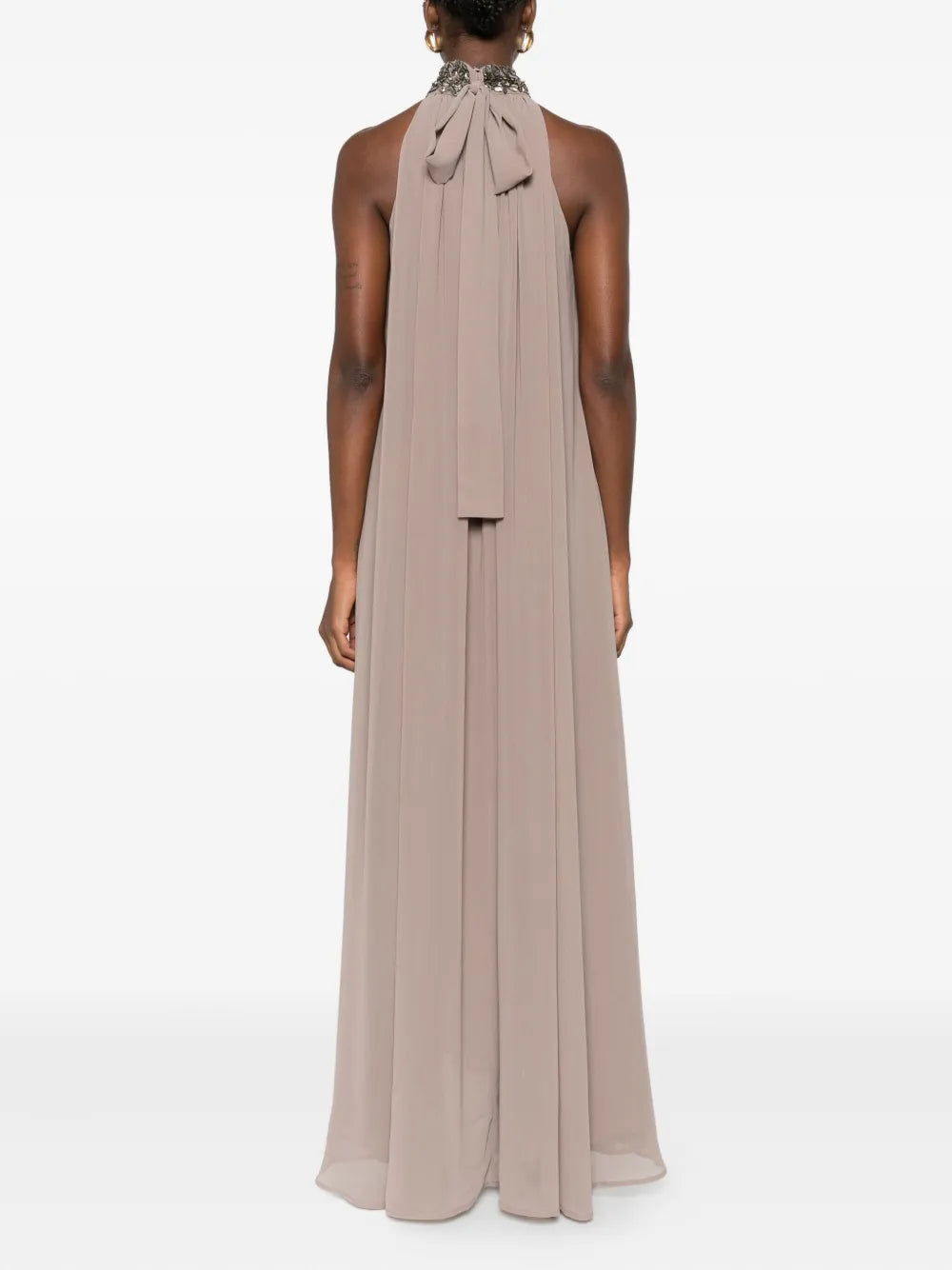 Parosh Embellished Halterneck Dress