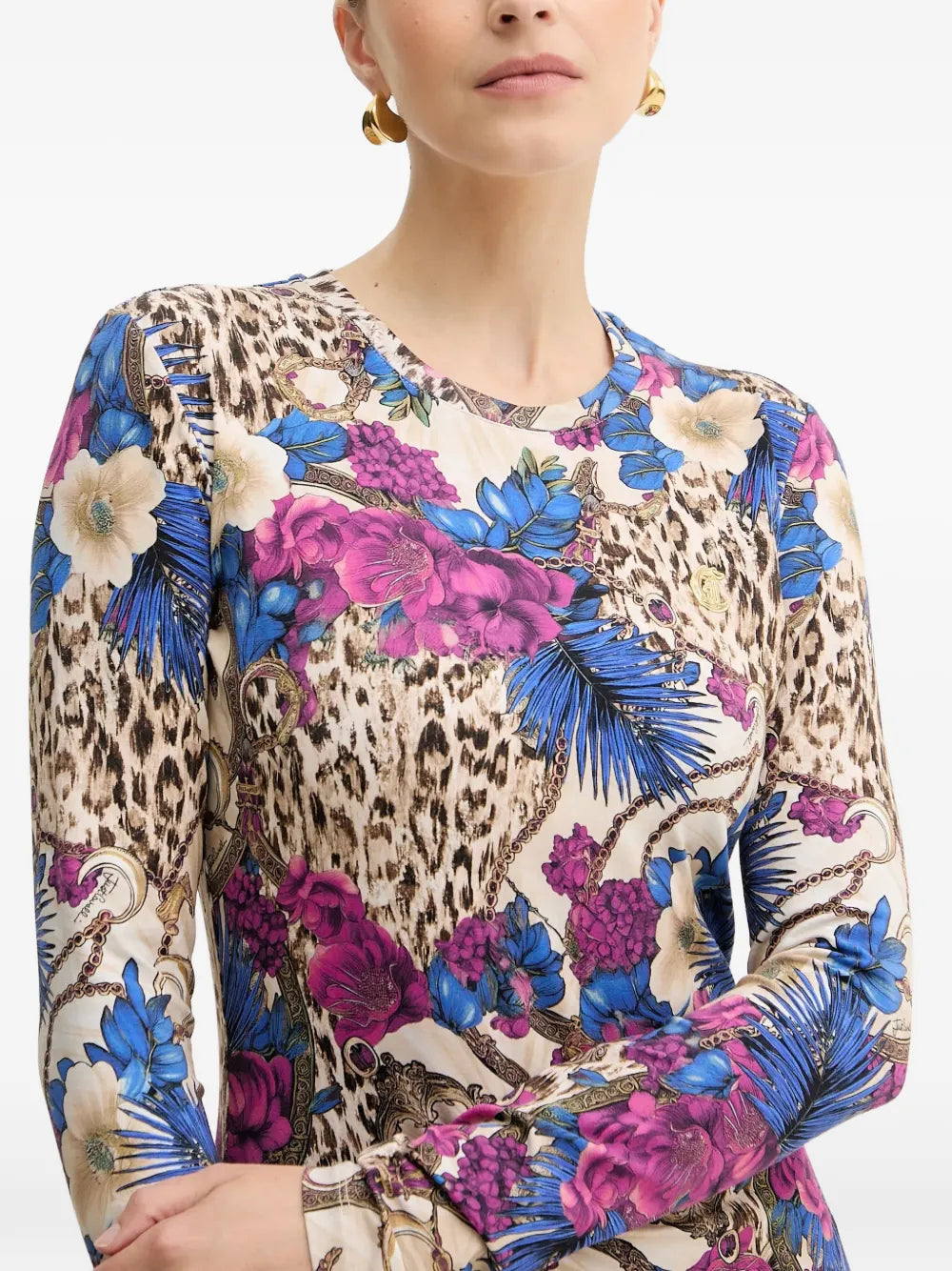Just Cavalli Animal Print Mini Dress