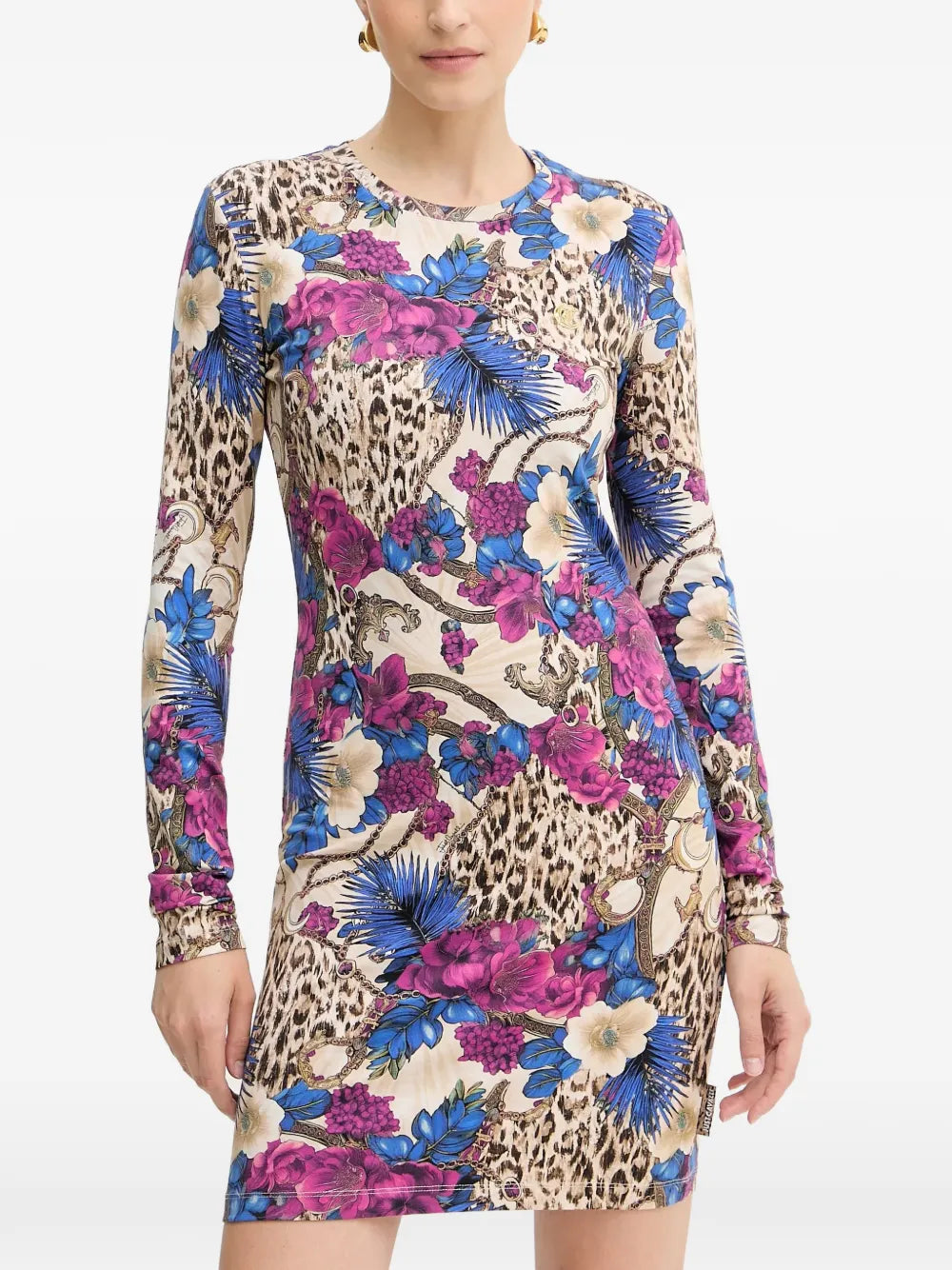 Just Cavalli Animal Print Mini Dress