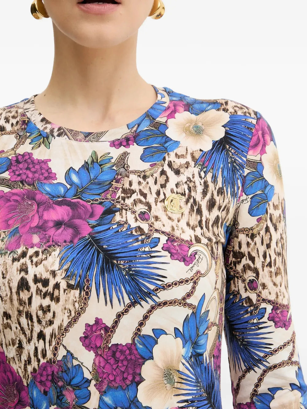 Just Cavalli Animal Print Mini Dress