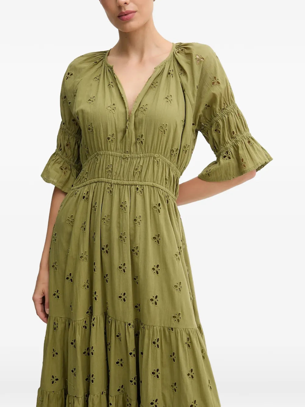 Hoss Intropia Amelia Ruffled Floral Dress