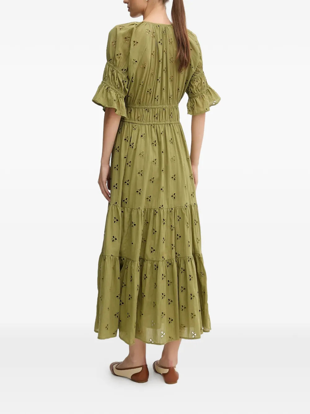 Hoss Intropia Amelia Ruffled Floral Dress