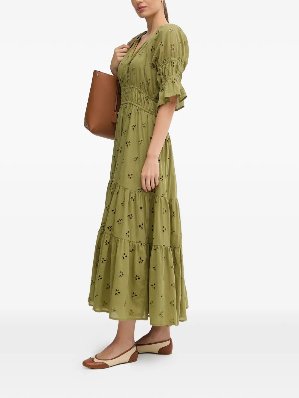 Hoss Intropia Amelia Ruffled Floral Dress