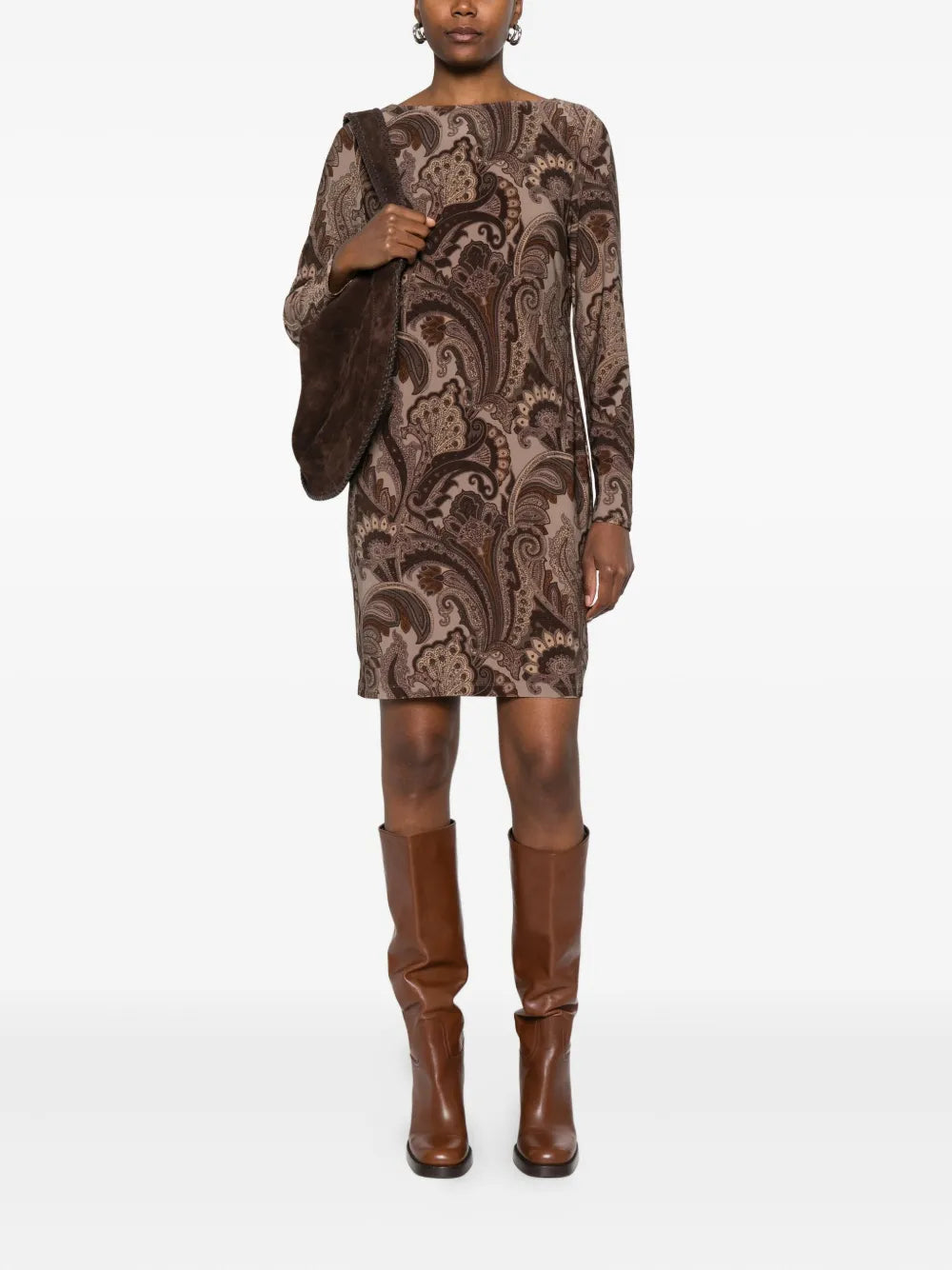 Lauren Ralph Lauren Paisley Print Mini Dress