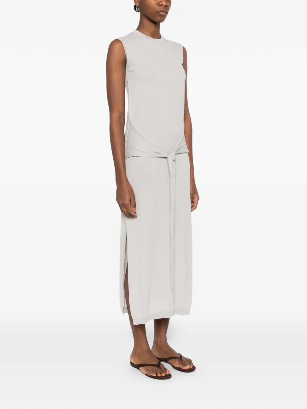 Lemaire Sleeveless Knotted Midi Dress