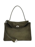 Balenciaga Medium Rodeo Top Handle Suede Shoulder Bag