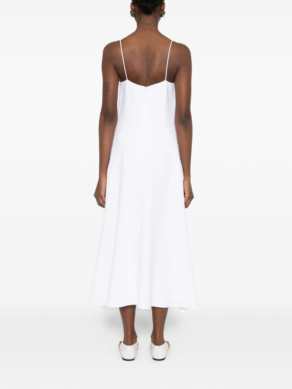 Brandon Maxwell Cascade Strap Dress