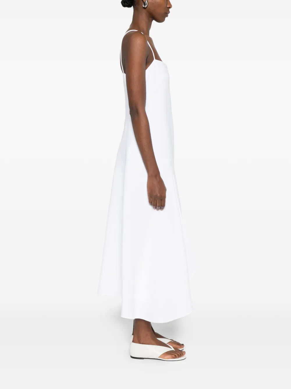 Brandon Maxwell Cascade Strap Dress