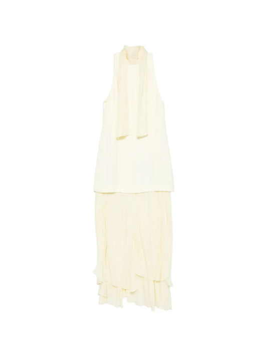Brandon Maxwell Sleeveless Midi Dress