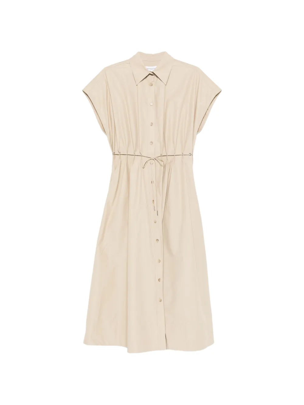 Brandon Maxwell Blake Eyelet Waist Shirt Dress