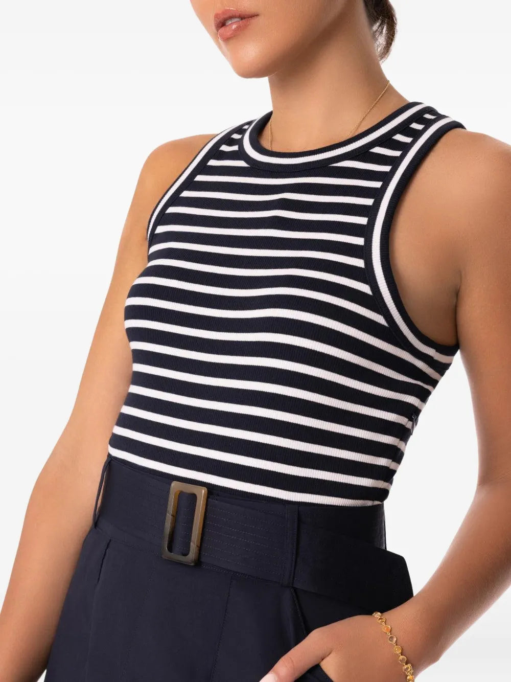 Veronica Beard Jordyn Striped Midi Dress