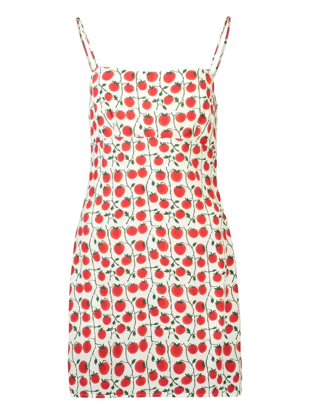 Staud Remington Tomato Print Slip Dress