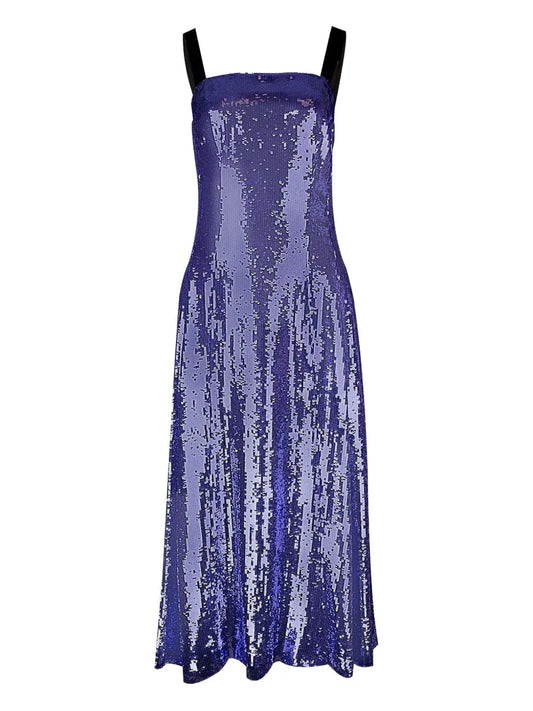 Adam Lippes Giovanna Sequin Embellished Midi Dress